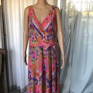Ralph Lauren Paisley Career Dress